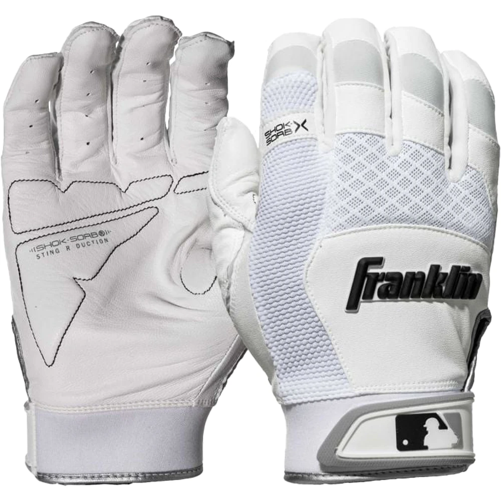 Franklin Shok Sorb X Adult Baseball Batting Gloves 5 Franklin Shok Sorb X Adult Baseball Batting Gloves - Image 3
