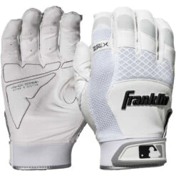 Franklin Shok Sorb X Youth Baseball Batting Gloves -BASES LOADED SHOP 103356 source 1643242318