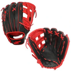 SSK Z5 Craftsman 12.75" Outfield Baseball Glove Z5-1275BLKRED3