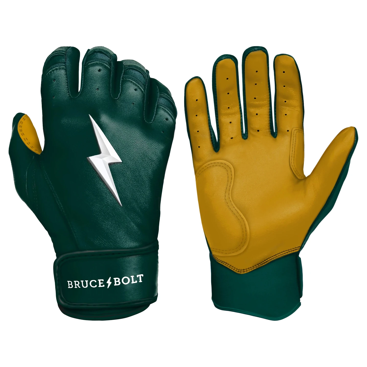 Bruce Bolt Premium Pro Baseball Batting Gloves Short Cuff 9 Bruce Bolt Premium Pro Baseball Batting Gloves Short Cuff - Image 7