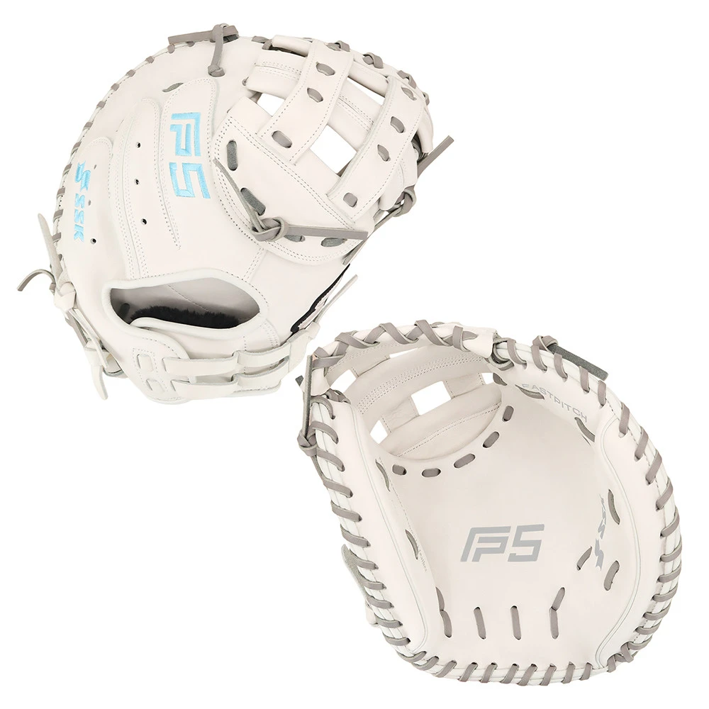 SSK FP5 34" Fastpitch Softball Catcher's Mitt FP5-3400WHTGRYSAX12 3 SSK FP5 34" Fastpitch Softball Catcher's Mitt FP5-3400WHTGRYSAX12