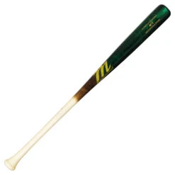 Marucci Custom M71 Maple Wood Baseball Bat – Natural/Tar/Green/Gold – MM71 TAR/GRN/GLD