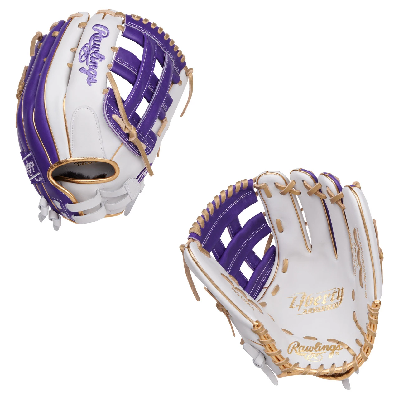 Rawlings Liberty Advanced ColorSync 4.0 12.75” Outfield Fastpitch Softball Glove – RLA1275-6WPUG 3 Rawlings Liberty Advanced ColorSync 4.0 12.75” Outfield Fastpitch Softball Glove – RLA1275-6WPUG