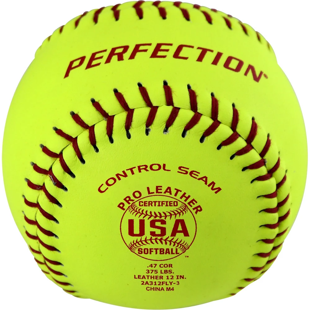 Baden Perfection USA 12” Leather Fastpitch Softball – Dozen 2A312FLY 3 Baden Perfection USA 12” Leather Fastpitch Softball – Dozen 2A312FLY