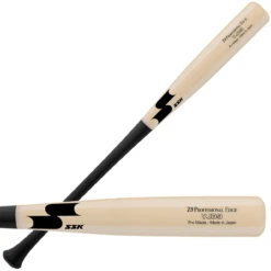 SSK Z9Y Professional Edge YJB9 -5 Youth Maple Wood Baseball Bat – YJB9 Model – Z9YJB9BLKNATBLK