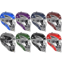 All-Star S7 Adult Graphite Two-Tone Catcher's Helmet MVP2500GTT