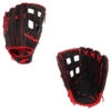 SSK ZSLOW DIMPLE 13.5" Slowpitch Softball Glove ZSD-1350BLKRED3