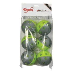 Diamond Tru Flite 12" Training Plastic Softball -DTS-TFSB 6-PACK