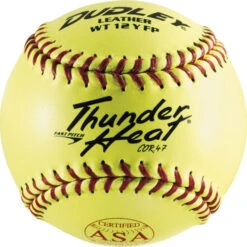 Dudley 4A-147Y ASA Thunder Heat Polycore 12" Fastpitch Softball-Dozen