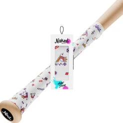Artist Series Naked Bat Grips Baseball And Softball Bat Grip Tape – QUEEN OF DIAMOND – 1.0mm