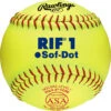 Rawlings SR11RYSA 11" RIF 1 Fastpitch Softball-Dozen -BASES LOADED SHOP rawlings sr11rysa 11 rif 1 fastpitch softball dozen 39 72599.1569696370