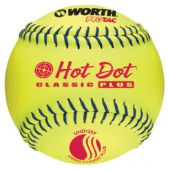 Miken Worth UHD12SY 12" Hot Dot USSSA Slowpitch Softball-Dozen
